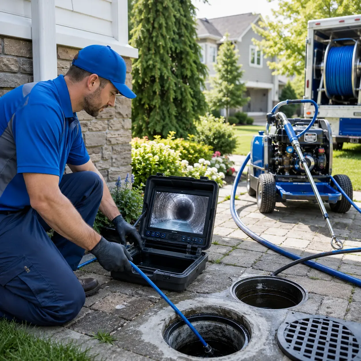 Outdoor drain cleaning professionals serving Larkspur, CA